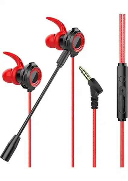 Rampage RM-K21 SUPERB: Hafif ve Konforlu Kırmızı Oyun Kulaklığı Çeşitli Cihazlarla Uyumlu