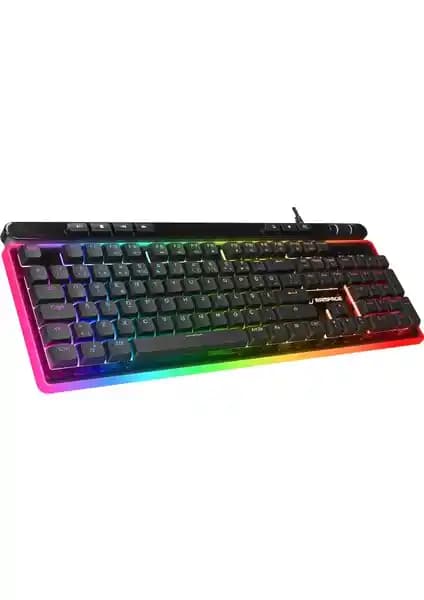 Rampage SHINE K14 Siyah USB RGB Backlight Membran Gaming Klavye İnceleme ve Özellikleri