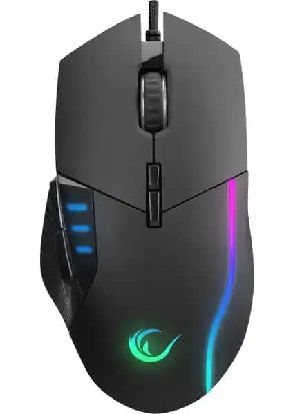Rampage SMx-R83 x-Force USB Siyah Gaming Mouse 10.000 DPI RGB Aydınlatmalı