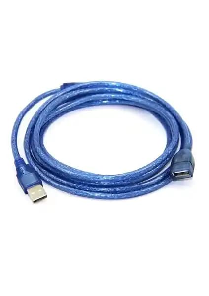 Rose 5 Metre USB 2.0 Uzatma Kablosu Mavi Filtreli Uzun Mesafe Veri Bağlantısı
