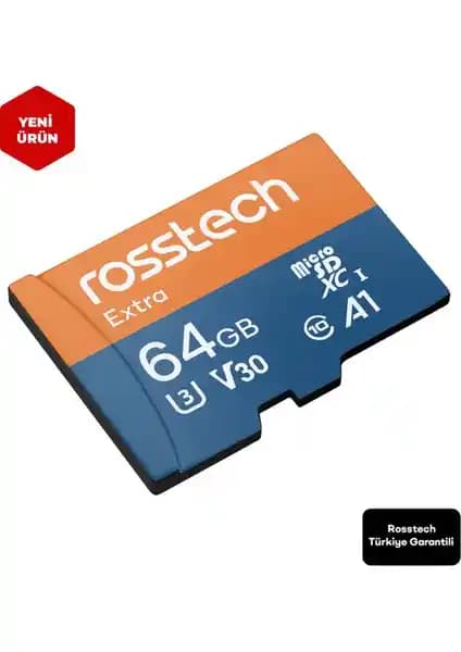 Rosstech Extra 64GB Micro SDXC Hafıza Kartı Yüksek Hız ve Güvenilirlik Sunar