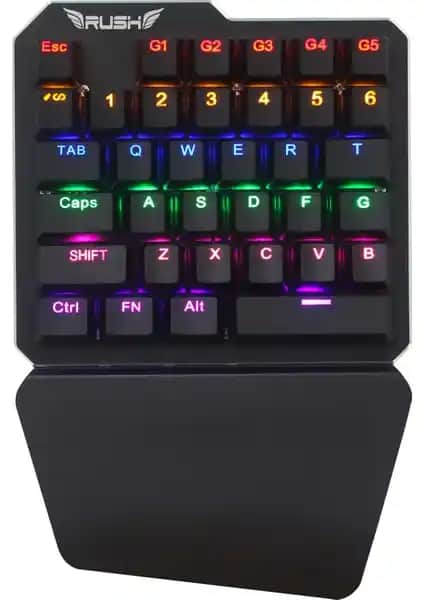 Rush RK77 Mavi Anahtar Mekanik PUBG Oyuncu Klavyesi Detaylı İnceleme ve Özellikler