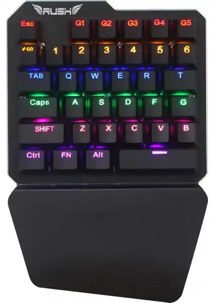 Rush RK77 Mavi Anahtar Mekanik PUBG Oyuncu Klavyesi Detaylı İnceleme ve Özellikler