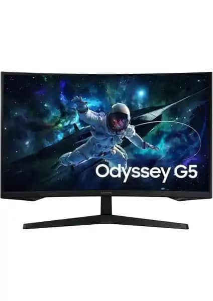 Samsung 32 İnç Odyssey G5 G55C Monitör: Yüksek Performanslı Kavisli Oyun Ekranı