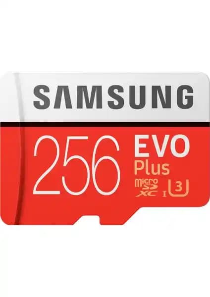 Samsung EVO Plus 256 GB Hafıza Kartı Yüksek Kapasite ve Dayanıklılık Özellikleriyle