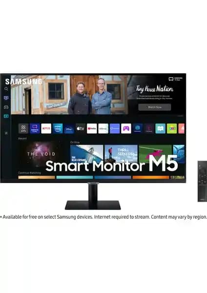 Samsung M5 LS27CM500EUXUF 27 İnç Akıllı Monitör: Modern Tasarım ve Gelişmiş Özellikler