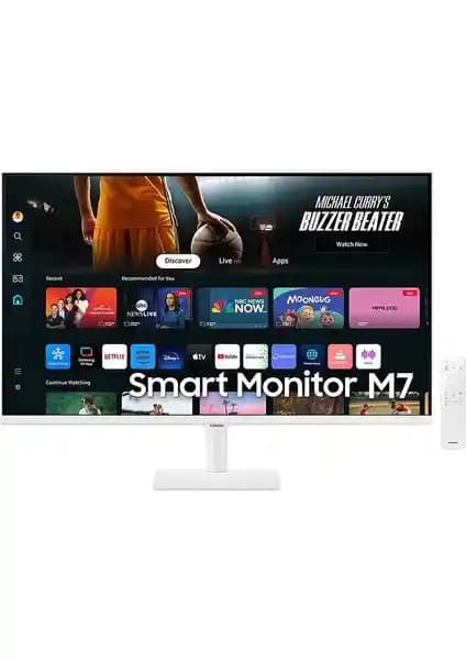 Samsung M7 M70D 32 inç 4K Akıllı Monitör: Yüksek Çözünürlük ve Bağlantı Seçenekleriyle Profesyonel Kullanım