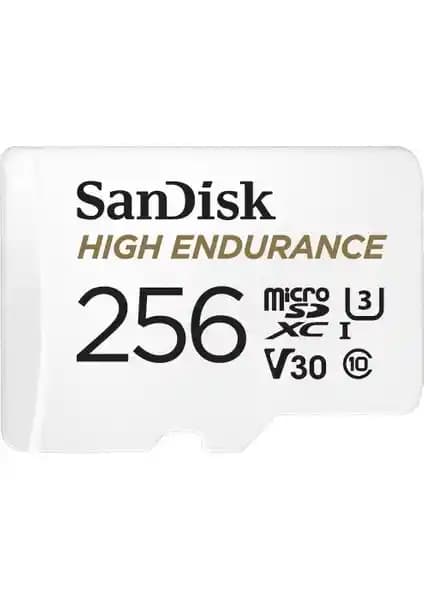 SanDisk 256GB Yüksek Dayanıklılık MikroSDXC Kartı Güvenilir ve Hızlı Depolama Çözümü