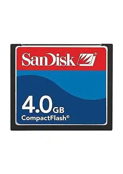 Sandisk 4 GB Compact Flash Hafıza Kartı Profesyonel ve Güvenilir Depolama Çözümü