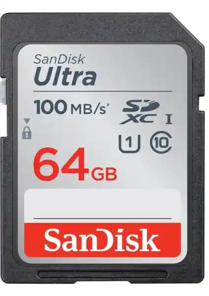 Sandisk 64 GB Ultra SDXC UHS-I Kartı Yüksek Hızlı ve Güvenilir Depolama Çözümü