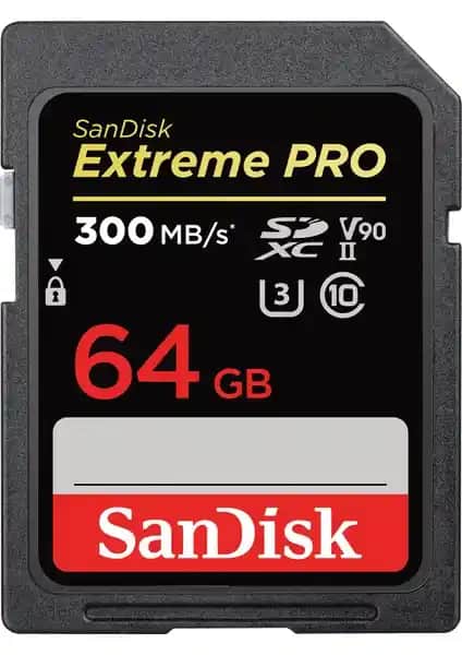 Sandisk 64GB SD Kart 300MB/s Extreme Pro SDSDXDK-064G-GN4IN detaylı inceleme ve kullanım alanları