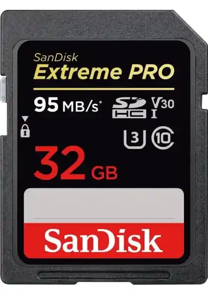 Sandisk Extreme Pro 32GB SDHC Hafıza Kartı Yüksek Hız ve Güvenilirlik Sunar