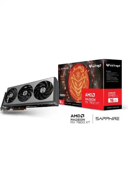 Sapphire RX 7800 XT Nitro+ Gaming OC: Yüksek Performans ve Gelişmiş Soğutma Özellikleri