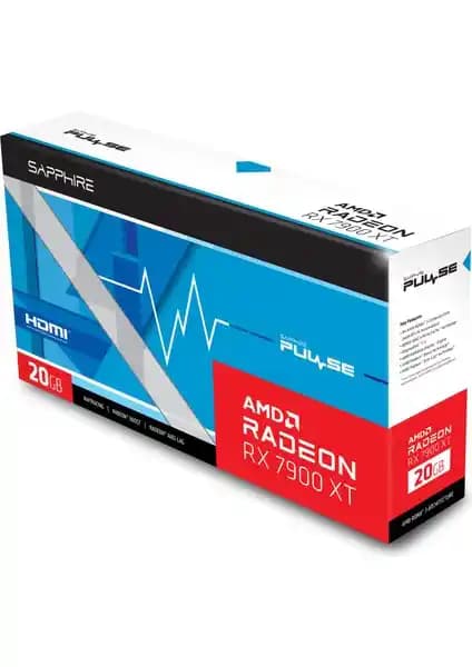Sapphire RX7900XT Pulse AMD 20GB GDDR6 Ekran Kartı Yüksek Performans ve Sessizlik Sunar