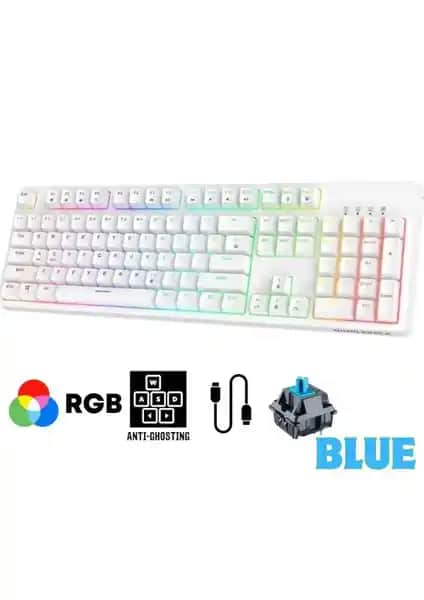 Sarftech Beyaz RGB Mavi Switch Q Gaming Mekanik Klavye İncelemesi ve Kullanıcı Yorumları