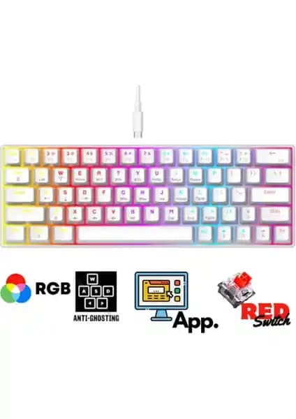 Sarftech T60 Kırmızı Switch RGB Kablolu Gaming Klavye Özellikleri ve Kullanıcı Yorumları