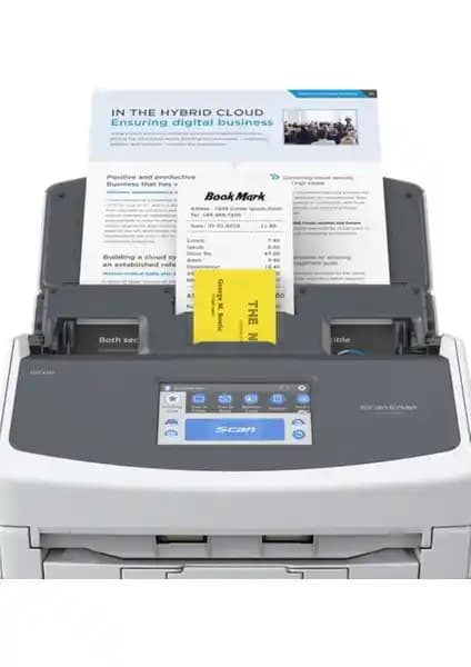 ScanSnap Zarif Beyaz Tarayıcı: Hızlı, Güvenli ve Şık Ofis Belge Çözümü