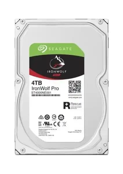 Seagate IronWolf Pro 4TB 3.5 İNÇ NAS Sabit Diski Yüksek Kapasiteli ve Güvenilir Depolama Çözümü