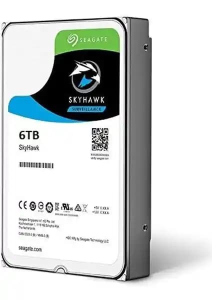 Seagate Skyhawk 6TB 3.5 İnç Güçlü ve Güvenilir Sabit Disk Çözümü