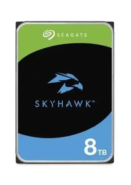Seagate SkyHawk 8TB 5400RPM 256MB Sabit Disk Güvenilir Veri Depolama ve Güvenlik Çözümü