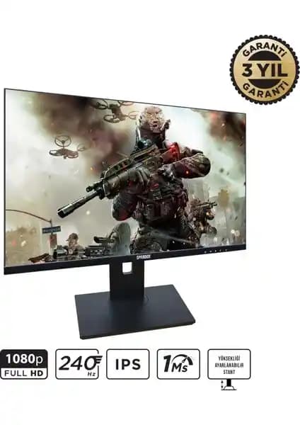 Spardox Gaming SG-24240P 24 İnç 1ms 240Hz IPS Full HD Oyuncu Monitörü Özellikleri ve Performansı