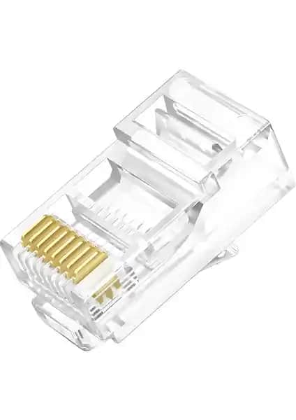 SPEEDUF Ez RJ45 Cat6 Delikli Jack Konnektörleri: Yüksek Performans ve Dayanıklılık