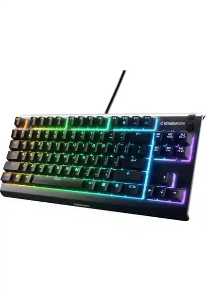 SteelSeries Apex 3 TKL Gaming Klavye: Dayanıklı, Kompakt ve Özelleştirilebilir Oyun Aksesuarı
