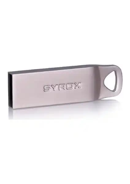 Syrox Metal 16GB USB 2.0 Flash Bellek - Dayanıklı ve Şık Taşınabilir Depolama Çözümü