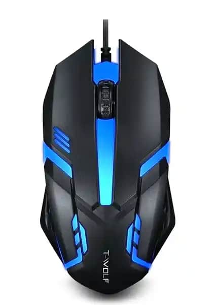 T-Wolf V1 RGB Kablolu Mouse: Şık Tasarım ve Yüksek Performanslı Ergonomik Kullanım