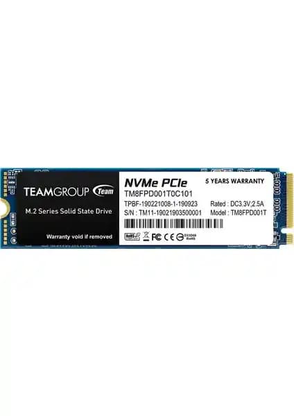 Team MP33 PRO 1TB NVMe M.2 SSD ile Yüksek Performans ve Güvenilirlik Sağlayan Depolama Çözümü