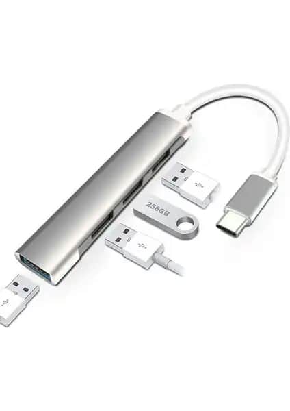 Techmaster Type-C USB 3.1 Hub ile Çoklu Bağlantı ve Yüksek Performans Sağlama