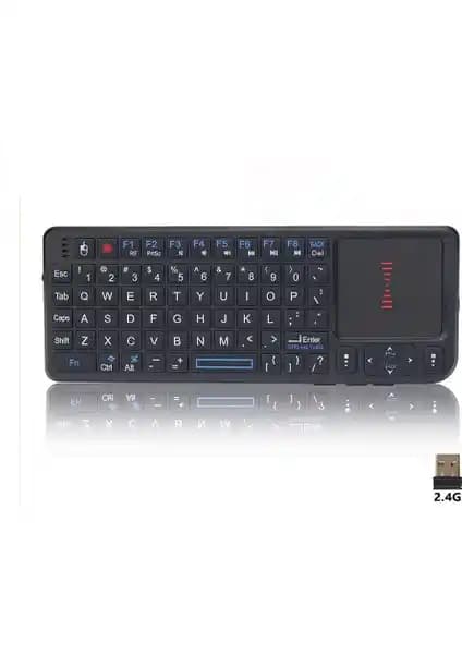 Techstorm Laser Kablosuz Mini Klavye ve Touchpad: Taşınabilir ve Çok Fonksiyonlu Teknoloji Çözümü