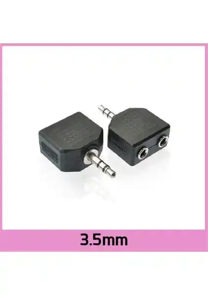 Ti-mesh 3.5 mm Stereo Kulaklık Çoğaltıcı Siyah - Çoklu Ses Bağlantısı İçin Pratik Çözüm