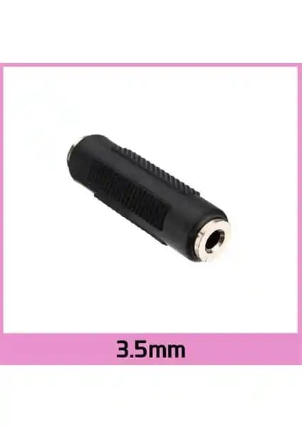 Ti-mesh 3.5Mm Dişi Ses Kablosu Bağlantı Adaptörü Siyah Renkli