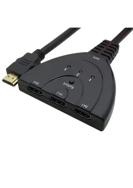 Ti-mesh 3 Port HDMI Otomatik Anahtar ve Dağıtıcı ile Çoklu Cihaz Bağlantısı Sağlayın