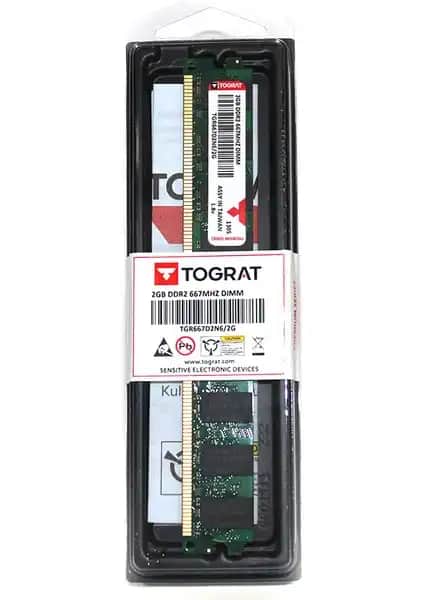 Tograt TGR667D2N6/2G DDR2 2 GB RAM ile Sistem Performansınızı Artırın