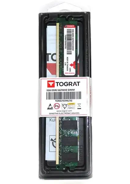 Tograt TGR667D2N6/2G DDR2 2 GB RAM ile Sistem Performansınızı Artırın