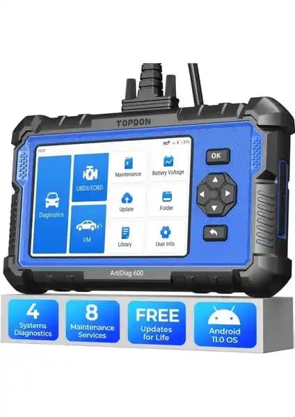 Topdon Yükselmiş AD600 OBD2 Tarayıcı ile Otomotiv Diagnostiğinde Yeni Nesil Çözüm