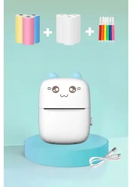 Torima C9 Mavi Mini Yazıcı: Taşınabilir ve Yüksek Kaliteli Mobil Baskı Çözümü