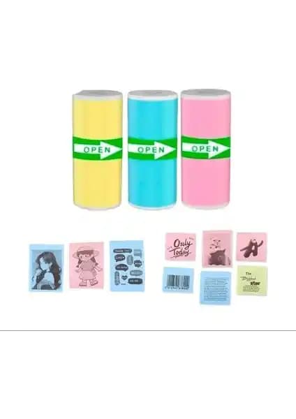 Torima Renkli Yapışkanlı Termal Rulo Kağıt: Çok Yönlü ve Ekonomik Kullanım İçin Uygun