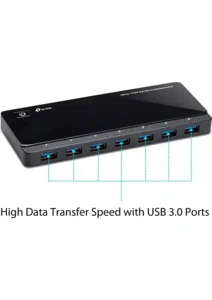 TP-Link UH720 Çoklu USB Hub: Yüksek Hızlı Veri Aktarımı ve Güçlü Bağlantı Çözümü