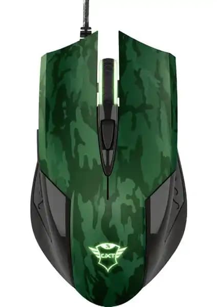 Trust GXT 781 Rixa Camo Oyuncu Mouse ve Mouse Pad Seti Performans ve Tasarım Özellikleri