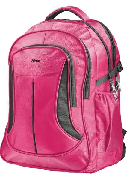 Trust Lima 16 İnç Notebook Sırt Çantası Pembe – Şıklık ve Fonksiyonellik Bir Arada