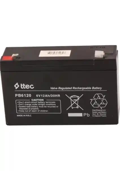Ttec 6V 12AH Bakımsız Kuru Akü: Güç ve Güvenilirlik Sağlayan Modern Enerji Çözümü