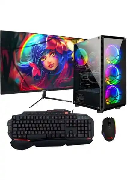 Turbox Tx401 i5 2400 8GB RAM 256GB SSD ve 23.6 inç Monitör ile Günlük ve Oyun Kullanımı İçin Uygun Bilgisayar