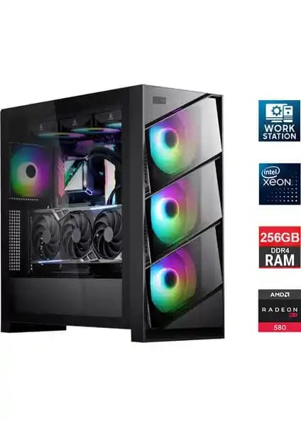 Turbox Xeon E5-2640 V4 Çift İşlemci ile Güçlü ve Profesyonel İş İstasyonu