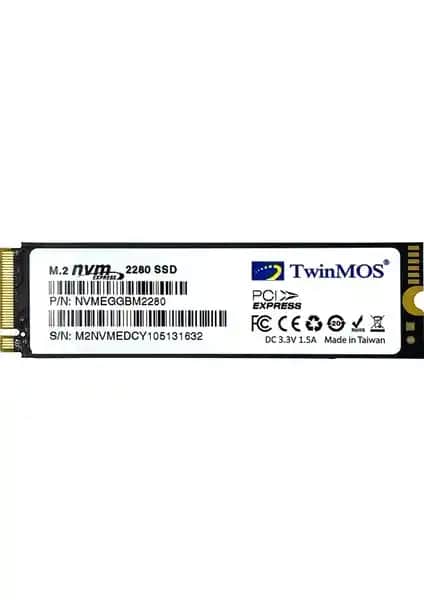 TwinMos 512GB M.2 PCIe NVMe SSD: Yüksek Performans ve Güvenilirlik Sunar