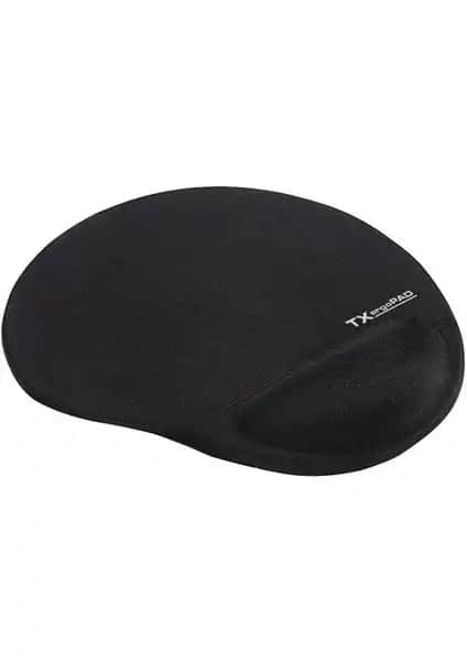 TX ErgoPad Plus Siyah Jel Bilek Destekli Mousepad: Ergonomik ve Konforlu Çalışma Ortamı Sağlar