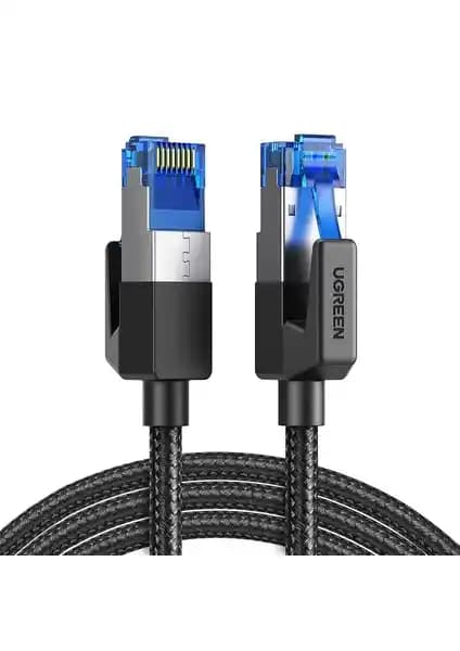 Ugreen Cat8 25Gbps 2000MHz Örgülü Ethernet Kablosu Yüksek Hızlı ve Güvenilir Bağlantı