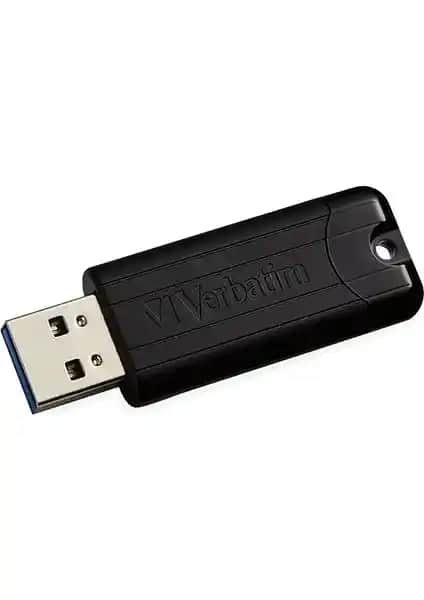 Verbatim 64GB Pinstripe USB 3.2 Gen 1: Yüksek Performanslı ve Güvenilir Taşınabilir Depolama Çözümü